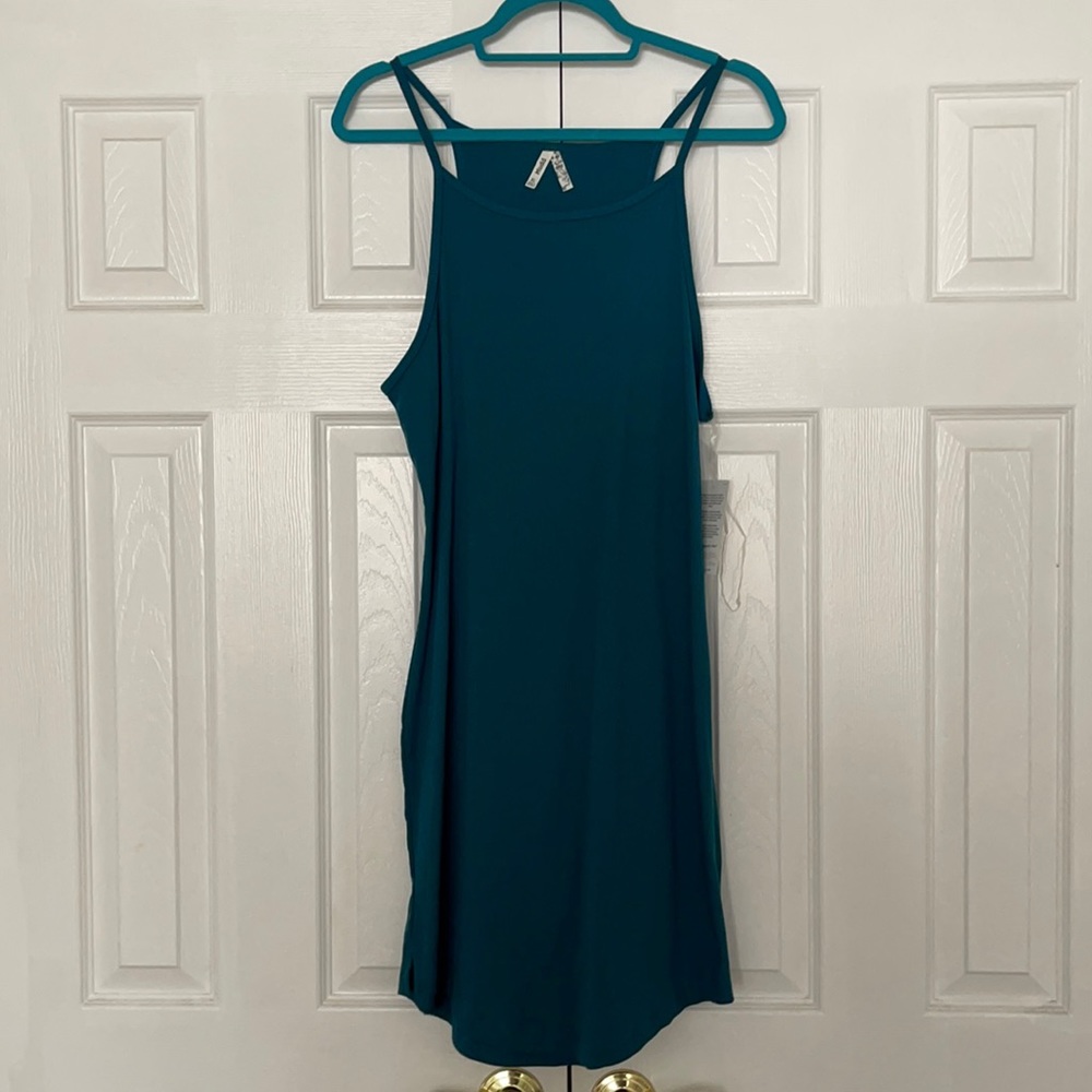 Mudd High Neck Ribbed Body Con Dress